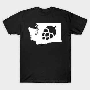 Washington Hops State Home Love Beer Home WA Brewing T-Shirt